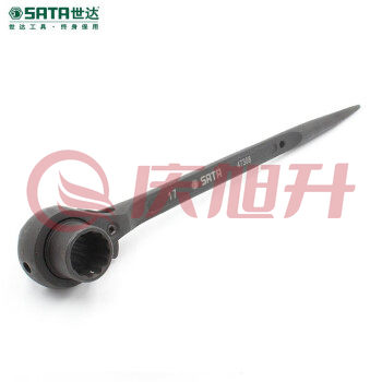 世达（SATA）47309 双口尖尾棘轮扳手17x19MM SKU：QXS08498