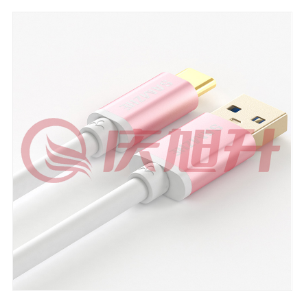 山泽（SAMZHE）Type-C数据线充电线 USB3.0安卓快充线 支持小米5/4C乐视华为P9/P10 玫瑰金 1.5米 LTC-150C SKU：QXS06308