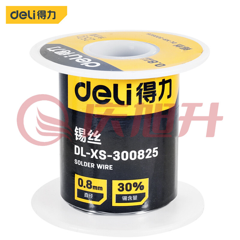 得力 DL-XS-300825 锡丝 30度 直径0.8mm 250g （ 计价单位:卷） SKU：QXS07067