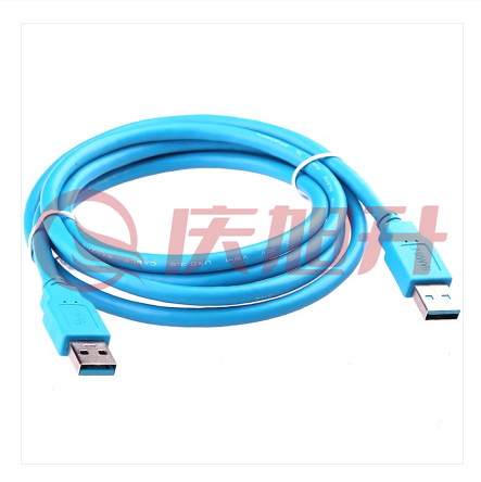 山泽（SAMZHE） USB3.0数据线 公对公AM/AM 笔记本散热器连接线 双头移动硬盘盒数据线 1米 UK-910 SKU：QXS06331