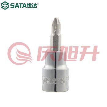 世达（SATA）22302 10MM系列十字形旋具套筒#2 SKU：QXS08560