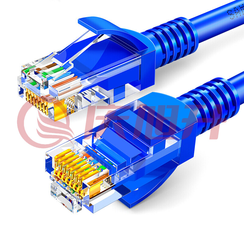山泽SZW-1020 超五类网线 百兆网线 2米 蓝色 SKU：QXS06249