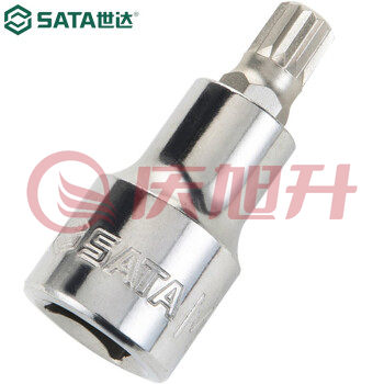 世达（SATA）24802 50MM长12角旋具套筒M6 SKU：QXS08921