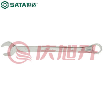 世达（SATA）40338 新型全抛光两用扳手13mm 55°倾角设计 SKU：QXS09236