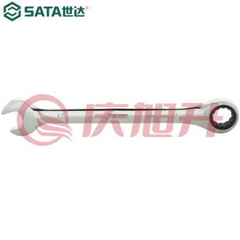 世达（SATA）43210 全抛光两用快扳17MM SKU：QXS07919