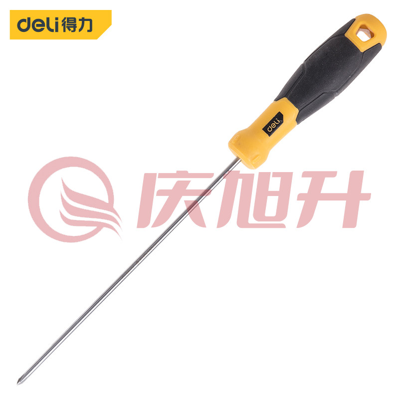 得力DL633100 十字鱼雷柄螺丝批PH0x100mm SKU：QXS07377