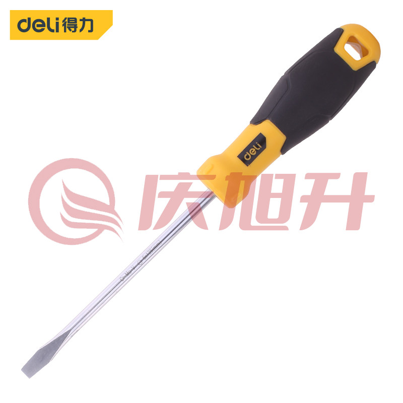 得力DL6361251 一字鱼雷柄螺丝批6x125mm SKU：QXS07381