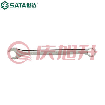 世达（SATA）40108 英制全抛光两用扳手开口梅花呆扳手 11/16