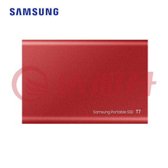 三星  500GB  Type-c USB3.2接口高速移动固态硬盘（PSSD） T7  红色MU-PC500R SKU：QXS06947