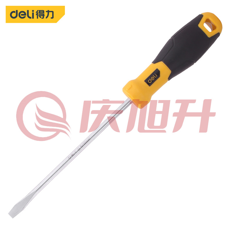 得力DL6361501 一字鱼雷柄螺丝批6x150mm SKU：QXS07380