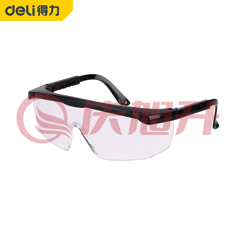 得力DL23901 工业防护眼镜平光镜140x58x55 SKU：QXS07144