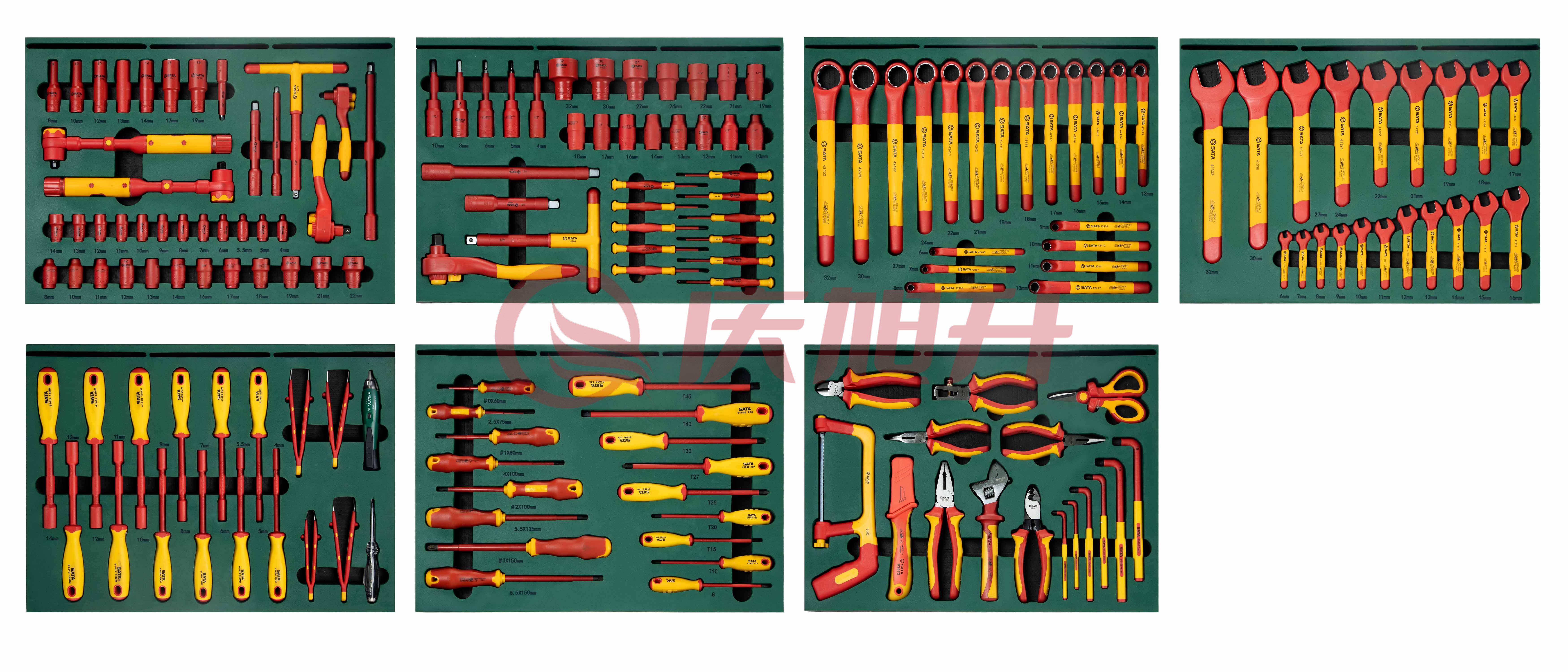 世达(SATA)09937 166件新能源汽车全面维修组套 SKU：QXS07713