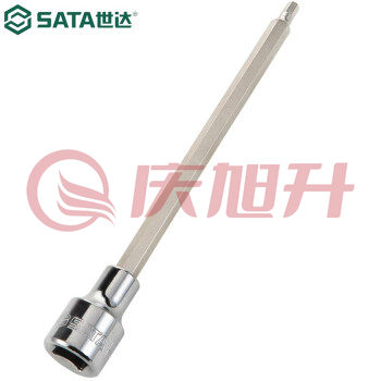 世达（SATA）24305 12.5MM系列六角旋具套筒6MM 24305 12.5MM系列140MM长六角旋具套筒6MM SKU：QXS08686