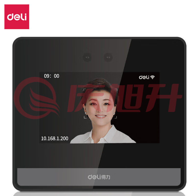 得力（deli）T906智能云考勤机面部识别多人打卡可挂可立 SKU：QXS09762