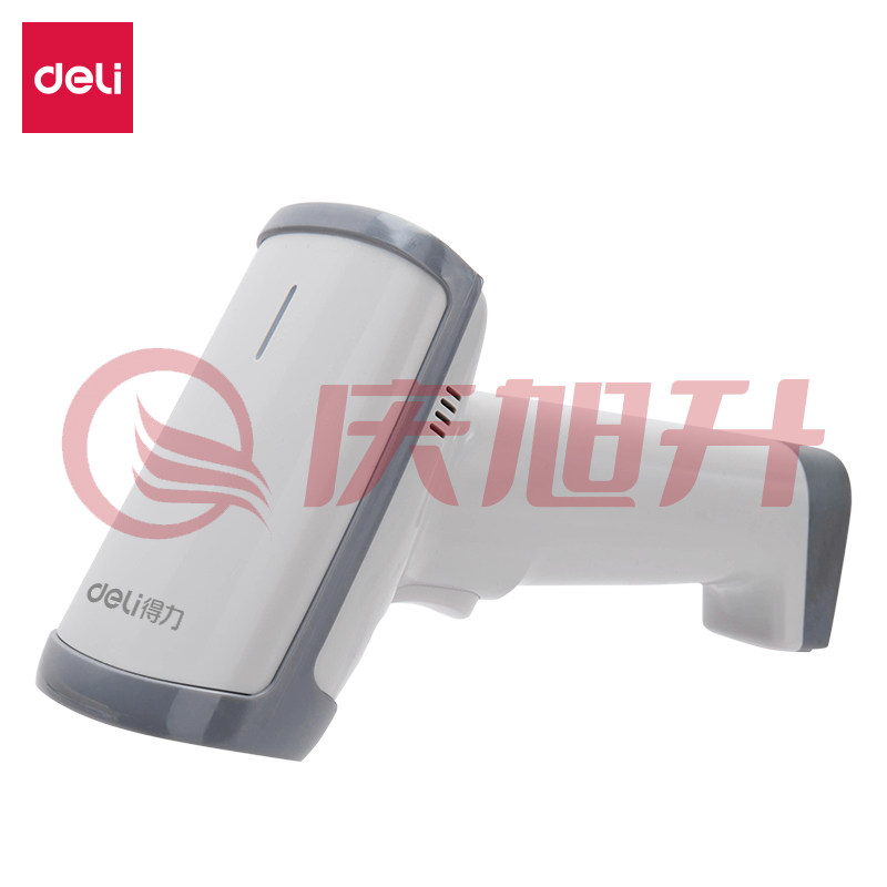 得力14950条码扫描器(白) SKU：QXS09682