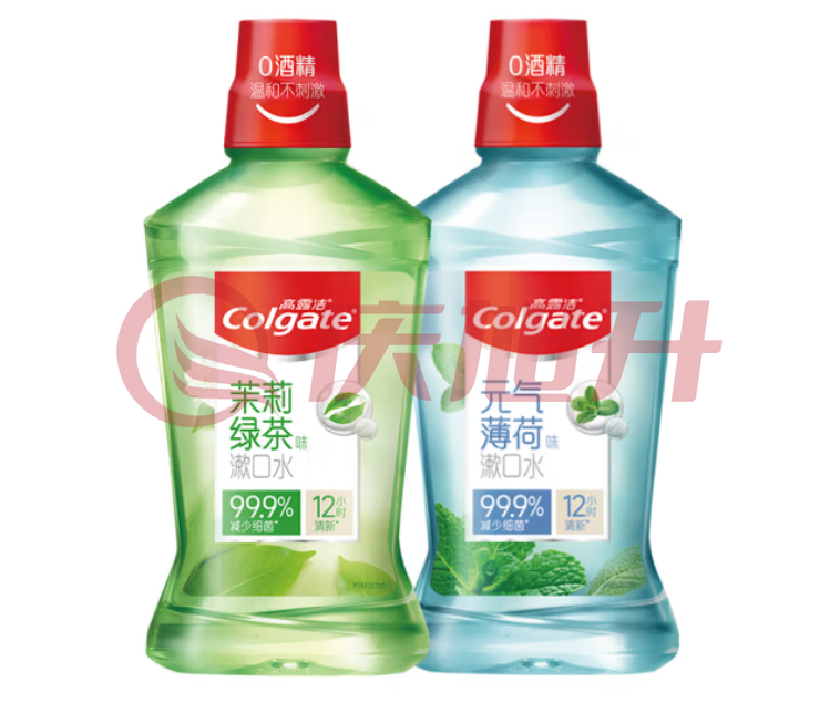 高露洁（Colgate）茶健漱口水500ml+冰爽漱口水500ml套装 SKU：QXS10443