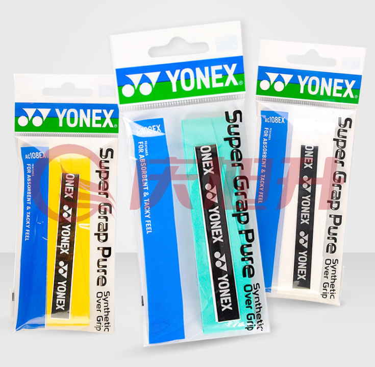 YONEX尤尼克斯羽毛球手胶防滑吸汗带握柄胶AC108EX独立包装 SKU：QXS09585