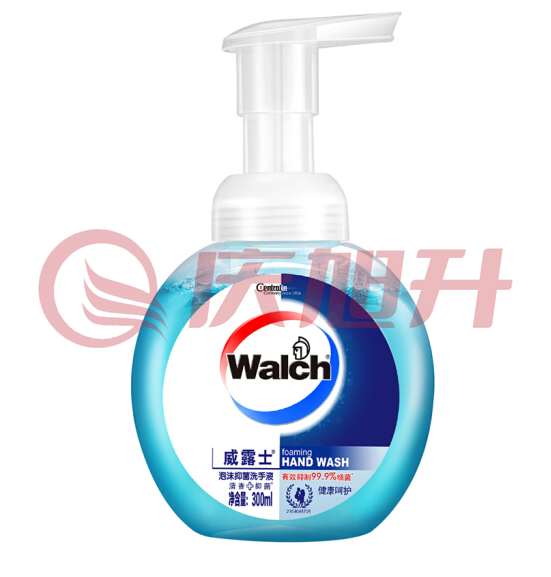 威露士 Walch 泡沫洗手液 300ml/瓶 24瓶/箱 （健康呵护) SKU：QXS10374