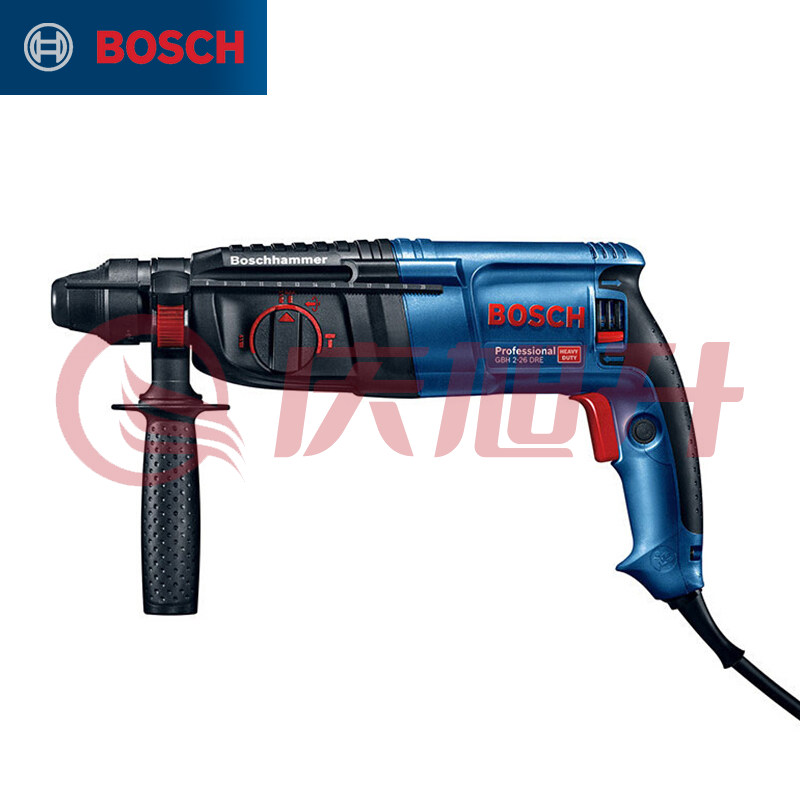 博世（BOSCH）GBH 2-26 DRE 电锤电钻电镐 800瓦插电式多功能四坑电锤工具箱 SKU：QXS10719