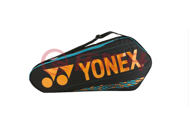 YONEX尤尼克斯羽毛球包单肩斜跨背包三支装大容量时尚BA42123CR-193驼金色 SKU：QXS09569