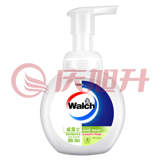 威露士 walch 泡沫洗手液 青柠盈润 300ml/瓶 24瓶/箱 SKU：QXS10387