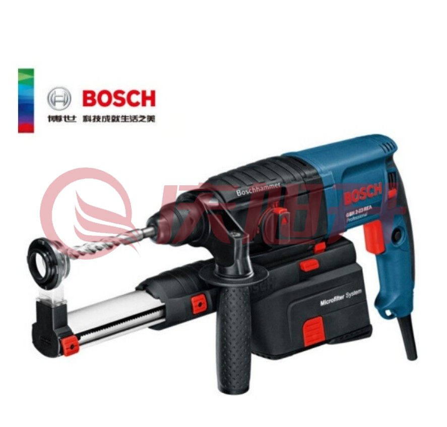 博世(BOSCH) 四坑带吸尘两用锤钻电锤 GBH2-23REA SKU：QXS10677