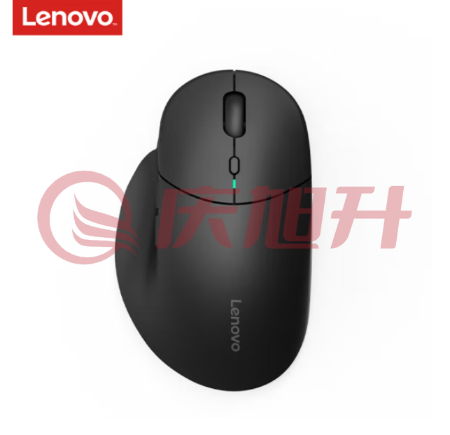 联想（Lenovo）M27 无线双模轻音鼠标 人体工学设计 右手鼠标 黑色 SKU：QXS09888