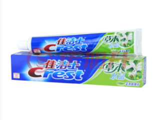 佳洁士（CREST） 佳洁士草本水晶牙膏（清爽薄荷香型）90克 SKU：QXS10525