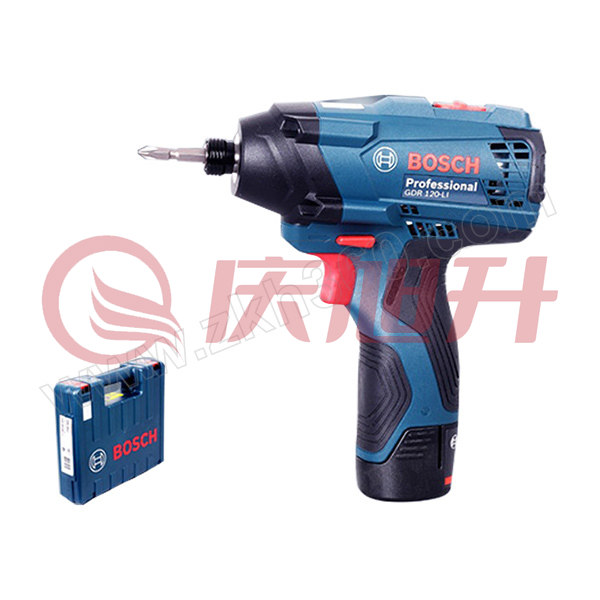 BOSCH/博世 充电式冲击起子机 GDR 120-LI 含有两电一充 12V/2Ah 塑盒 1把 销售单位：把 SKU：QXS10697