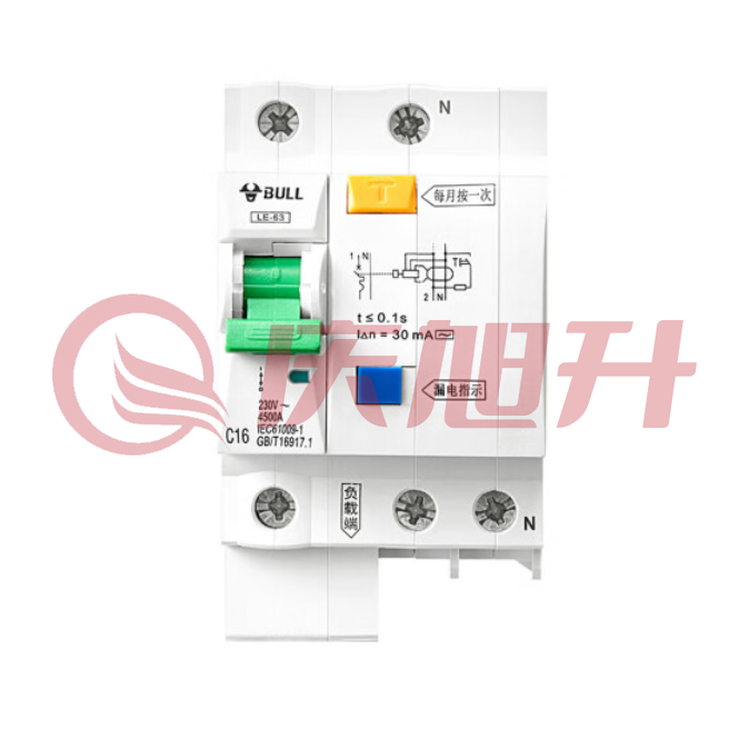 公牛 LE-63/16A-1PN 漏电保护断路器 双进双出16A带漏保 电源空开 SKU：QXS10999