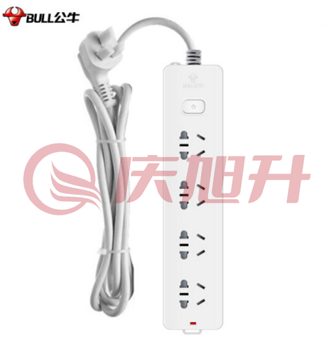 公牛（BULL）GN-410-3米 多位插座10A250V SKU：QXS11134