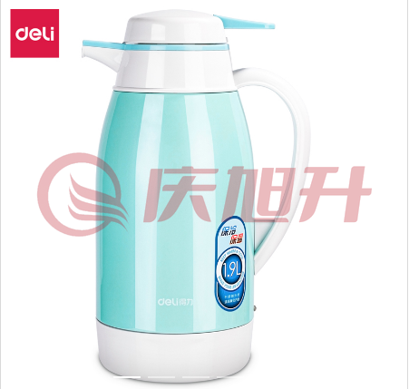 得力 1.9升 保温壶玻璃内胆暖水瓶 暖水壶8965 SKU：QXS11344