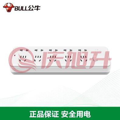 公牛(BULL) GN-404 不带电源线 无线 10孔位无线插座 排插无线双排接线板插排插板机柜 SKU：QXS10904