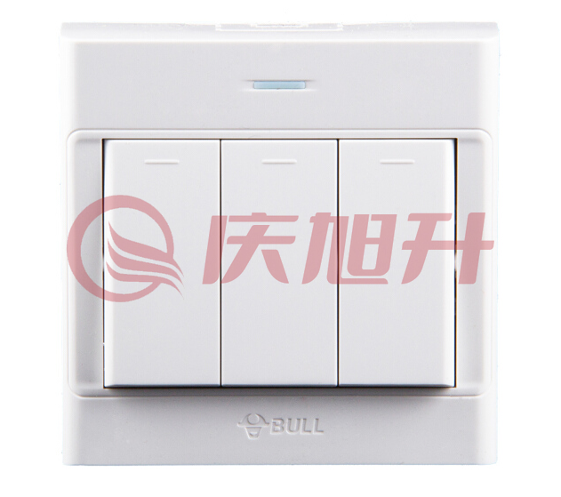 公牛墙壁开关 三位单控 G06K311Y SKU：QXS11052