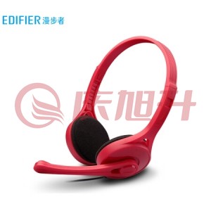 漫步者（EDIFIER） K550 头戴式耳机耳麦 中国红 SKU：QXS11597