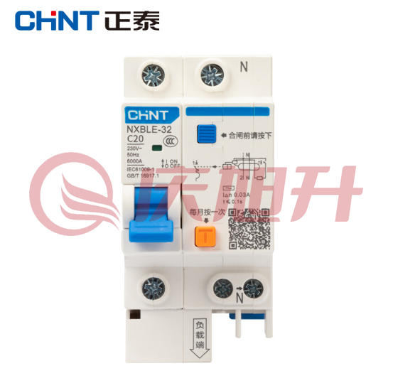 正泰 (CHNT)NXBLE-32 小型漏电断路器 1P+N C20 SKU：QXS11704