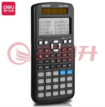 得力 D991ES 函数计算器(黑) (单位：台) SKU：QXS11942