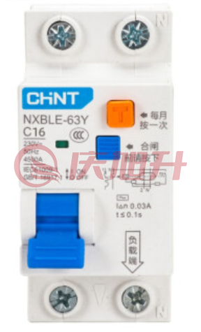 正泰(CHNT)1P16A小型漏电保护断路器 漏保空气开关 SKU：QXS11648