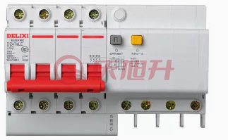 德力西空气开关4P   63A空开断路器DZ47sLE   带漏保漏电保护器 SKU：QXS11856