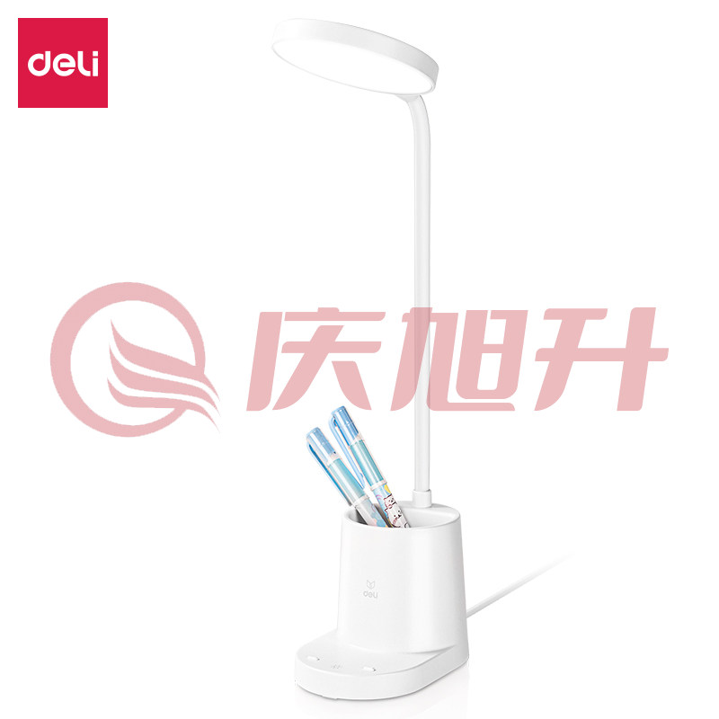 得力4315 LED笔筒台灯(直插款)(白色)(台)XTGM04071326177847 SKU：QXS11830