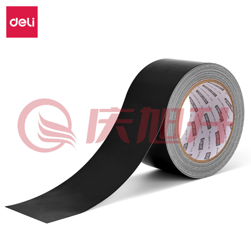 得力52005布基胶带60mm*20m*230μm(黑)(1卷/热缩) . SKU：QXS11812