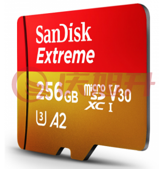 闪迪   SanDisk TF存储卡存储卡 SDSQXA1-256G-ZN6MA 256G U3 V30 C10 4K A2      至尊极速移动版 读速160MB/s 写速90MB/s SKU：QXS12159