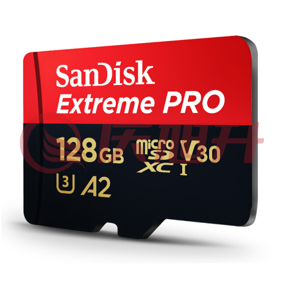 闪迪128GB TF(MicroSD)存储卡U3 C10 V30 A2 4K 至尊超极速移动版内存卡 SDSQXCY-128G-ZN6MA 读速170MB/s  g50 SKU：QXS12162