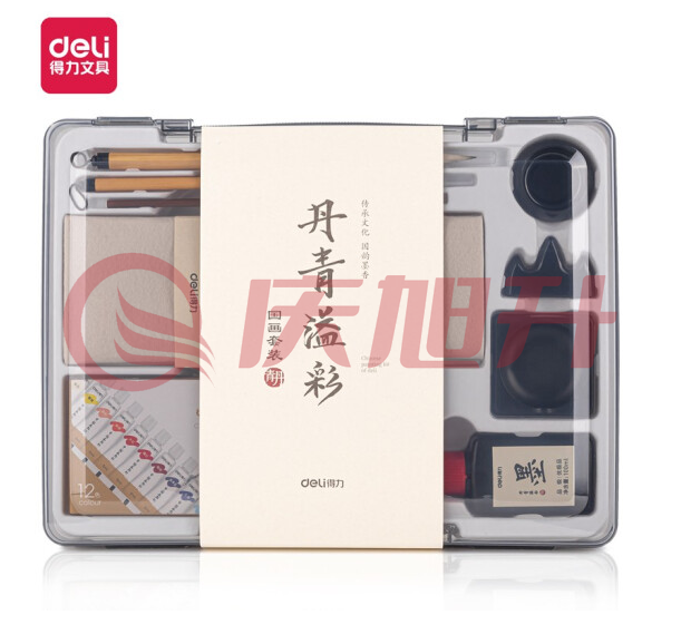 得力中国画颜料11件套装 SKU：QXS12087