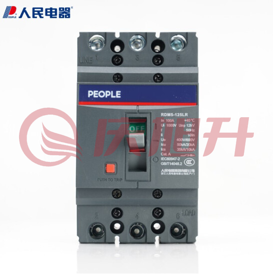 人民电器(PEOPLE)塑壳断路器RDM5-125L/3300 SKU：QXS12848