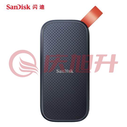 闪迪(SanDisk)小巧便携Type-C移动固态硬盘USB3.2高速SSD 闪迪E30 2T 读520M/s  f60 SKU：QXS13807