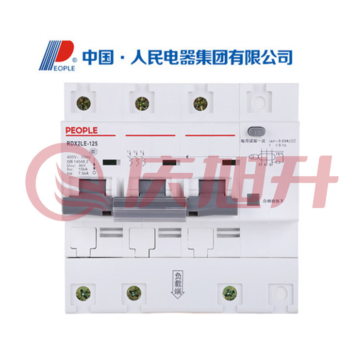 人民电器 RDX2LE-3P100A3L 拼装 漏电断路器 SKU：QXS12867