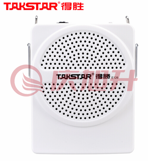 得胜(TAKSTAR)E126便携小蜜蜂扩音器有线教师专用导游喇叭教学小巧上课用音箱 钢琴白TJRRSFYJD202302271800569 SKU：QXS13081