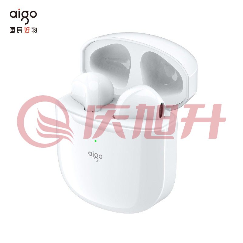 爱国者 (aigo) T50真无线蓝牙耳机通话音乐降噪 蓝牙5.1 半入耳游戏运动跑步耳机 苹果华为小米安卓通用 SKU：QXS13645