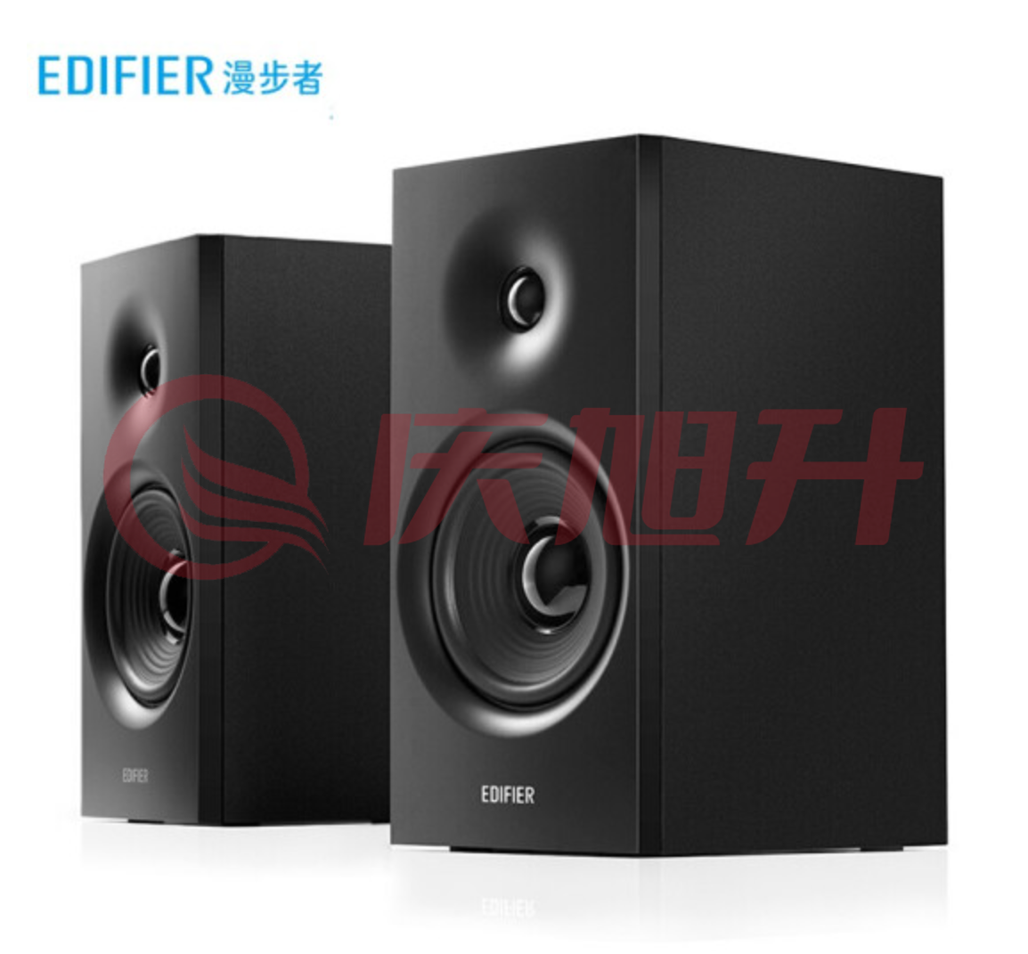 漫步者(EDIFIER)R1080BT 2.0声道 电脑音箱 多媒体音箱 蓝牙音箱 木质音响 黑色 SKU：QXS13546